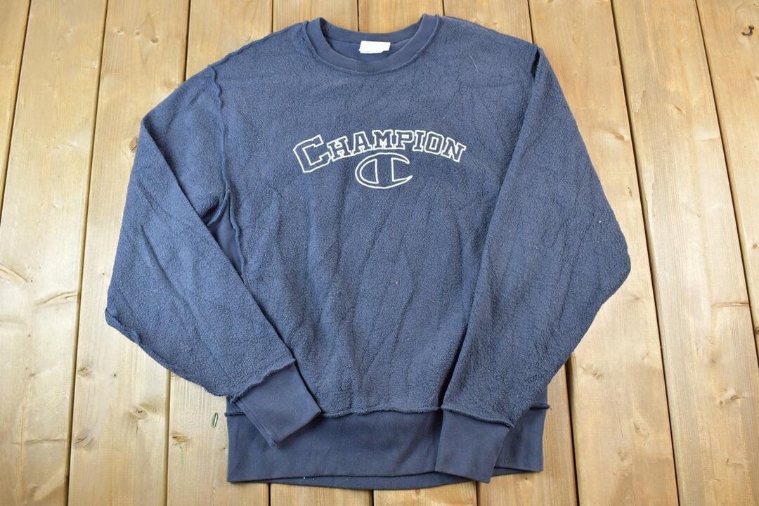 Vintage 1990s Unique Champion Reverse Reverse Weave Crewneck Vintage 1990s Unique Champion Reverse Reverse Weave Crewneck