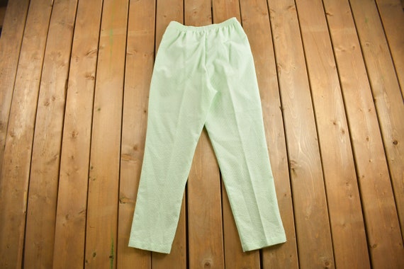 Vintage 1970s Seersucker Striped Pants Size 28 - … - image 2