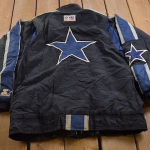 Dallas Cowboys Vintage 90s Starter Hooded Jacket - Rare Star