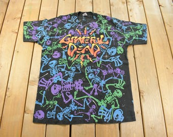 Vintage 90s Grateful Dead 1992 Spring Tour T-shirt / AOP / Full 90s Grateful Dead 1992 Spring Tour Tシャツ