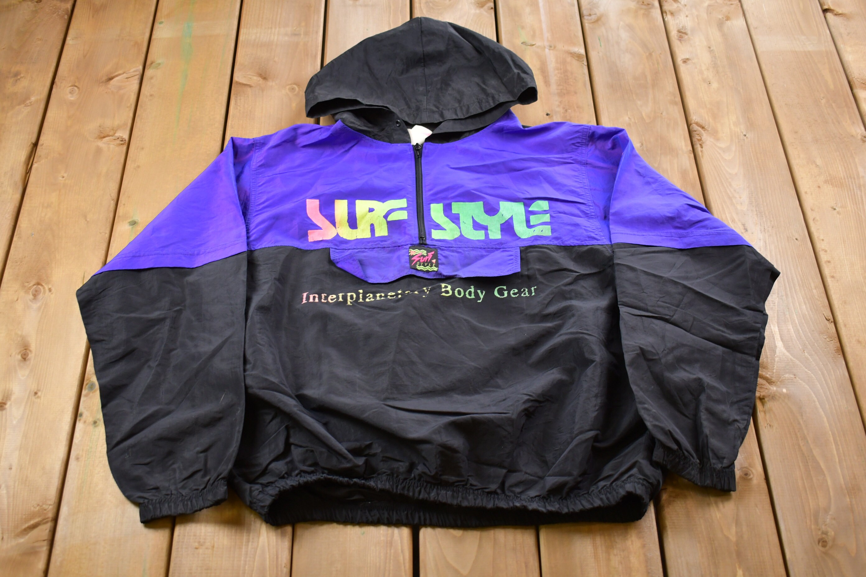 Vintage 1990s Surf Style Windbreaker 