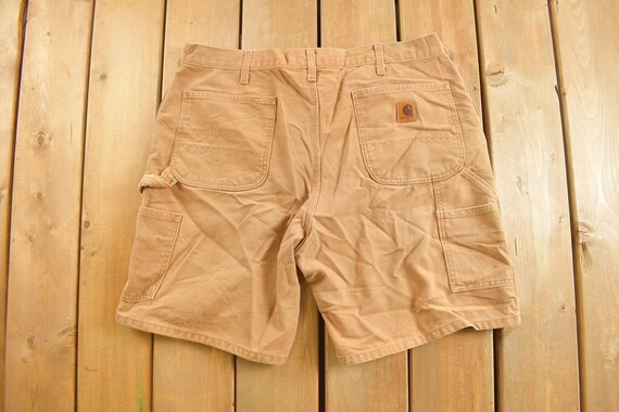 90's Carhartt ショートパンツ Vintage 1990s Carhartt Brown Shorts Size 38 X 8 / 90s / Vtg