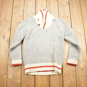 Vintage 1990s Polo Ralph Wool Shawl Collar Knitted Sweater / Vintage 90s Crewneck / Vintage Polo / Outdoor / Pullover Sweatshirt