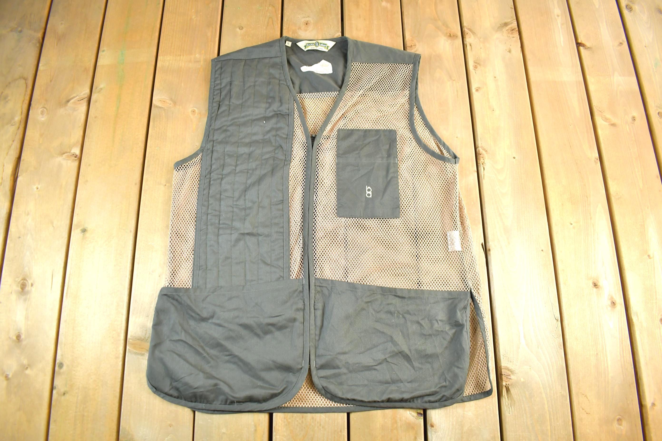 Vintage 1990s Bob Allen Fishing Hunting Jacket Vest Men