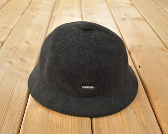 Vintage 1990s Kangol Heritage Bucket Hat Size XL / 90s Hat / Vintage Kangol Cap