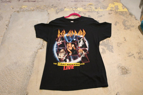 def leppard 7 day weekend tour t shirt