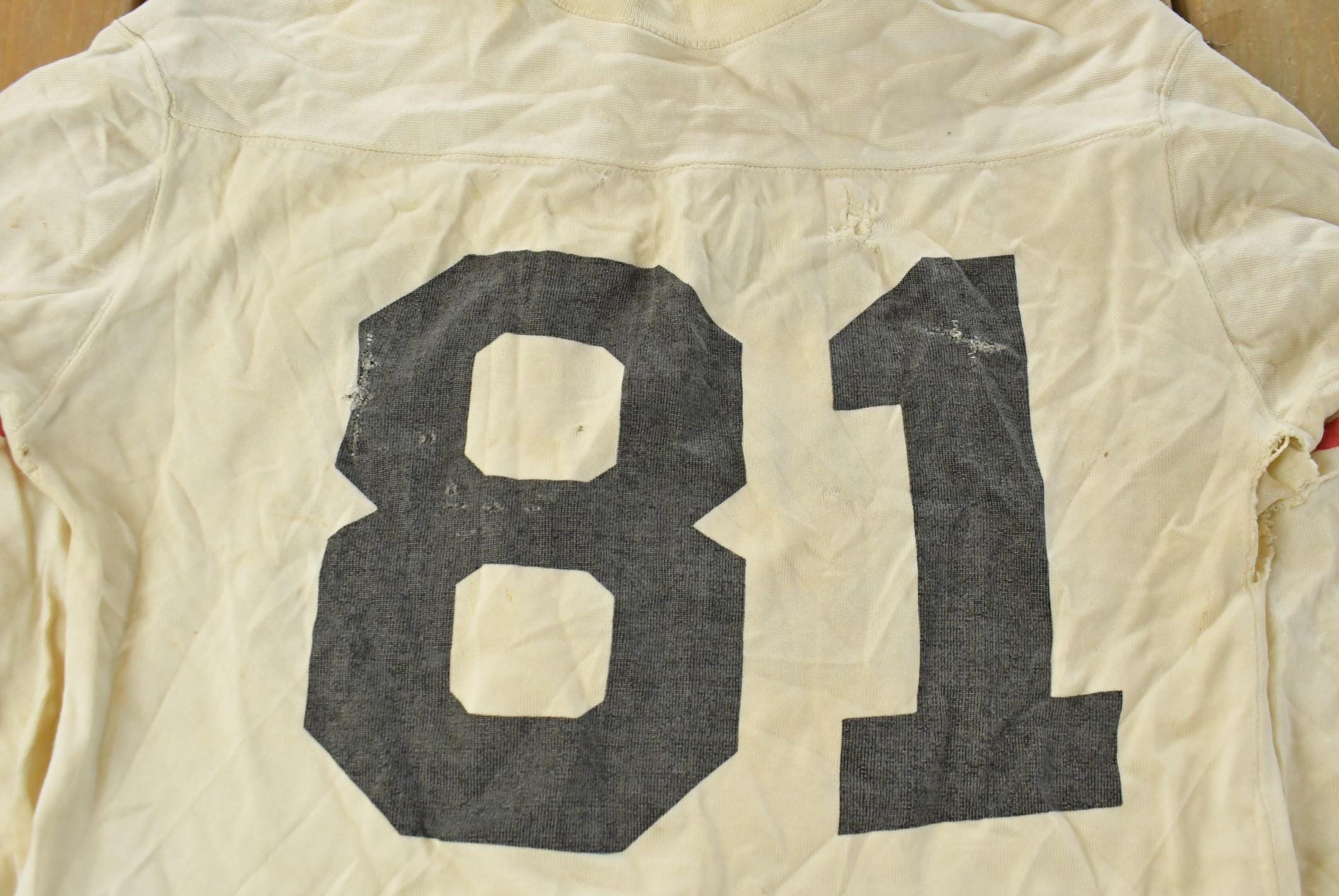 Vintage 1950s Champion Knitwear Football Jersey Men's 38 / True