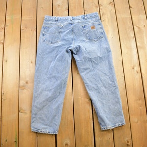 Vintage 1990s Carhartt Work Pants Size 38x27 / 90s Carpenter Pants / Distressed Carhartt / Vintage Workwear
