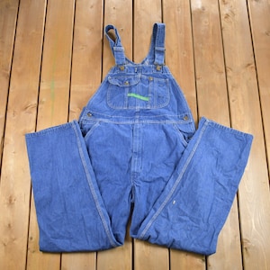 Mono vaquero vintage de la década de 1990, de la marca KEY Imperial, talla 40 x 30 / Monos vintage / Ropa de trabajo / Ropa de trabajo vintage / Monos vintage
