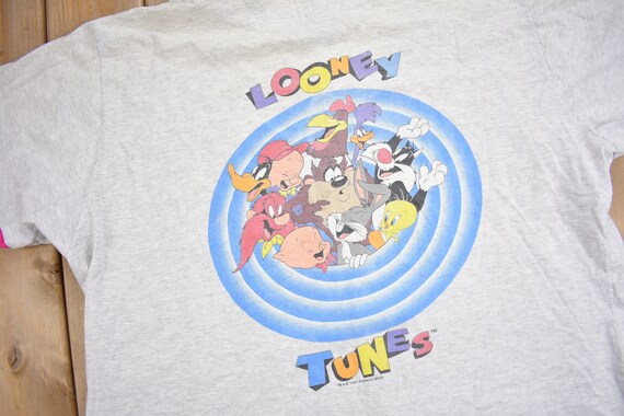 Vintage 1993 Looney Tunes Baseball Jersey Shirt /… - image 3