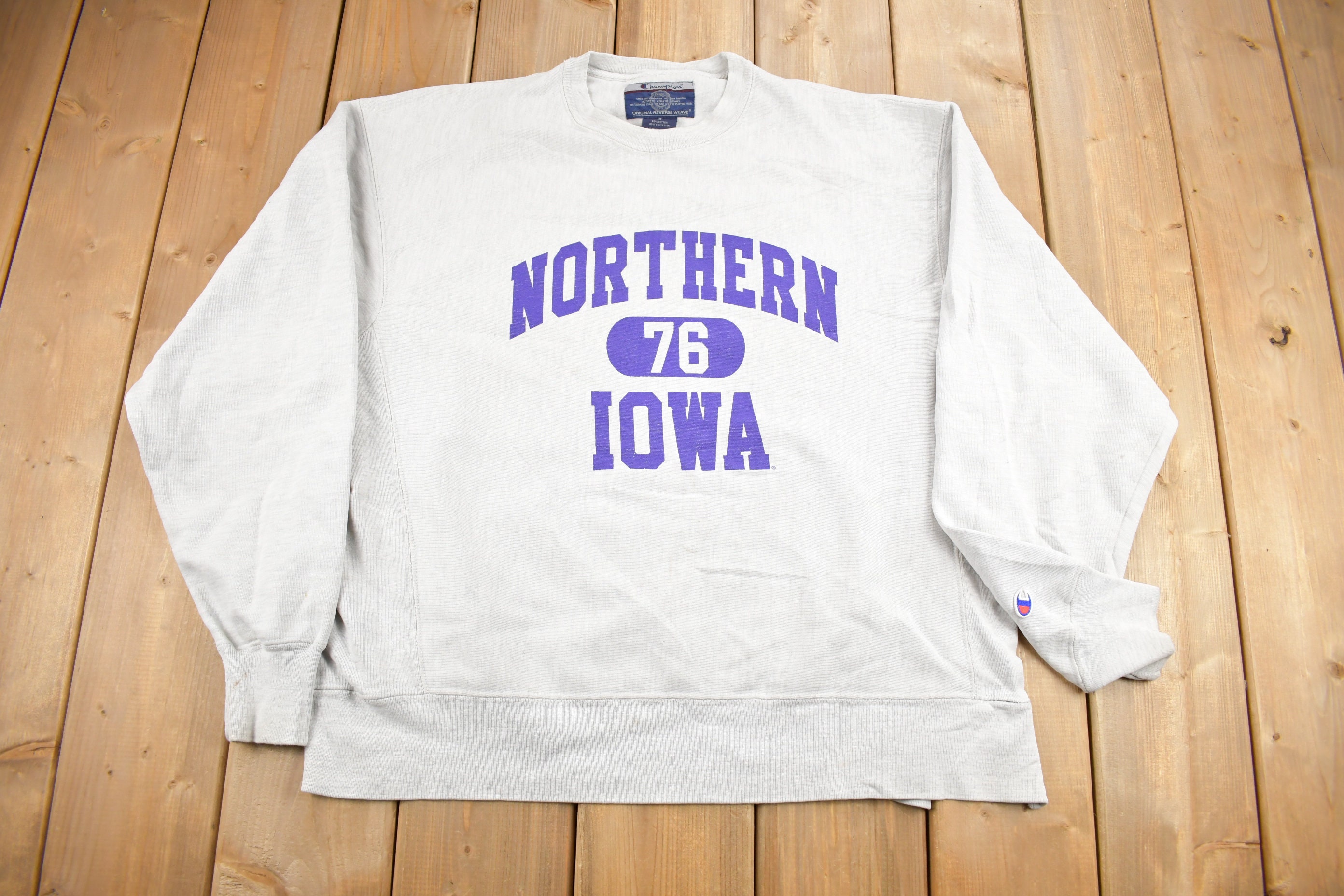 Vintage 1990s University of Northern Iowa Champion Reverse Weave 