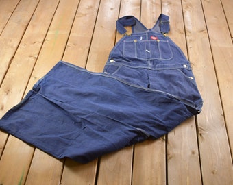 Vintage Big Jack Guy One Metal Workwear Jeans Denim Overalls