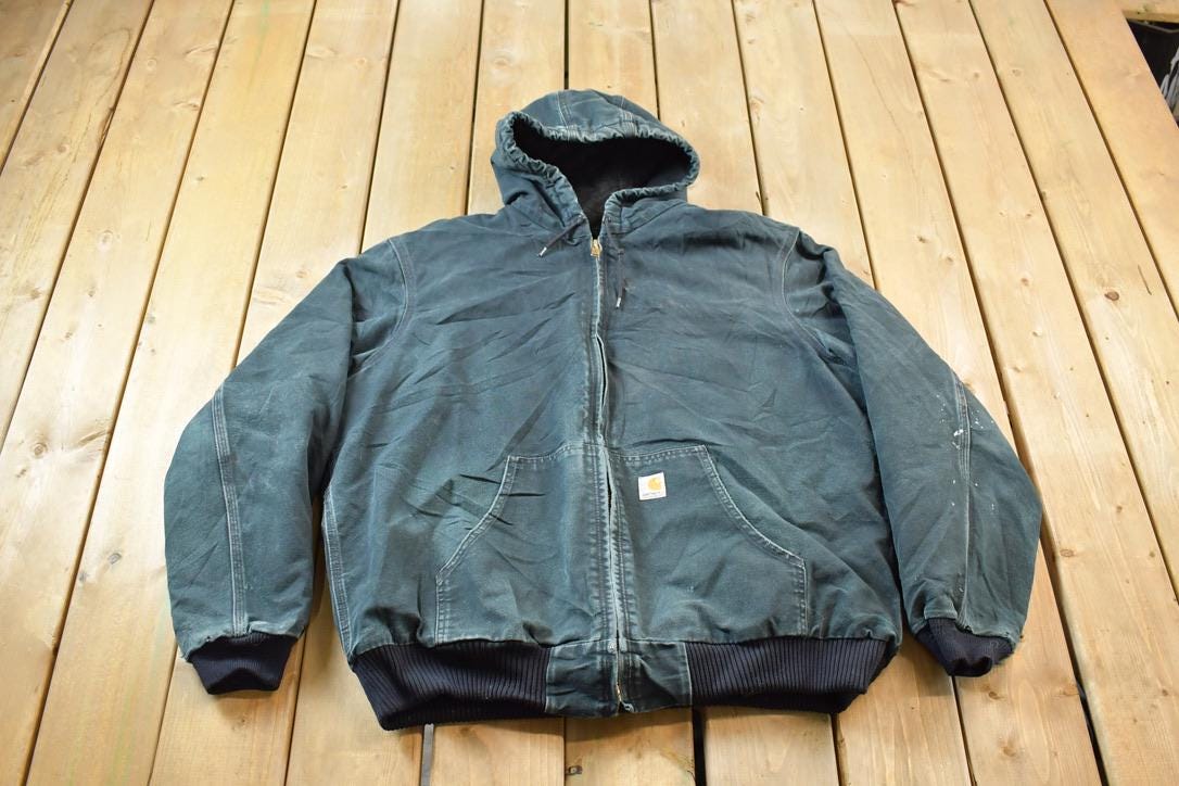 ジャケット・アウター Carhartt 90s Faded Black Active Jacket BB05278E-6B8A-4B58-B5B4-