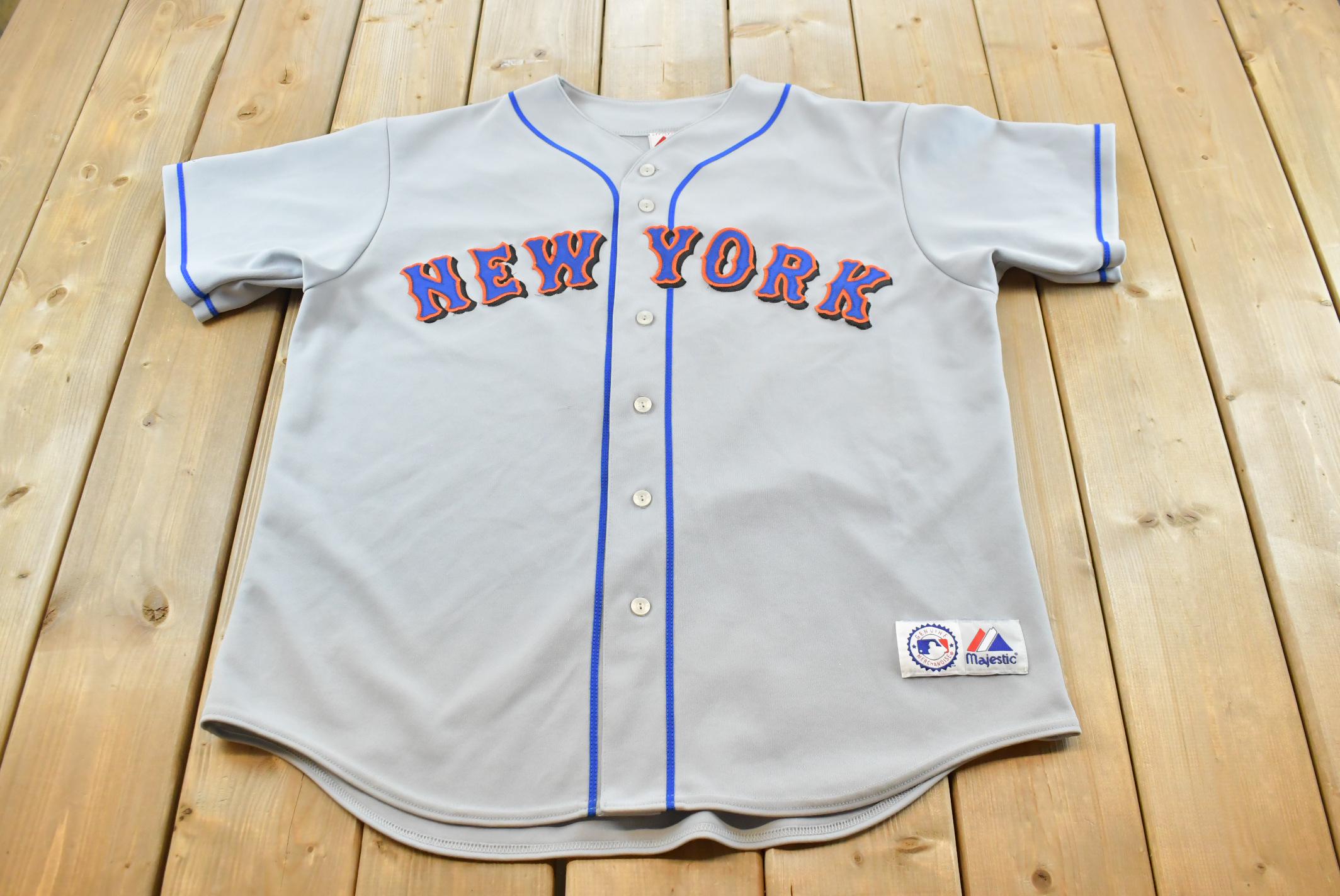 Majestic Mets Jersey - Etsy