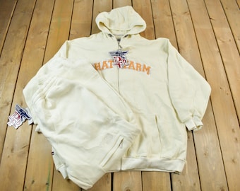 Vintage 1990s Phat Farm Velour Track Suit Size XXXXL