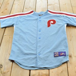 Koszulka męska Majestic Philadelphia Phillies Majestic Cooperstown MLB z lat 90. XX wieku, rozmiar L / Baseball / Wyprodukowano w USA / Odzież sportowa z lat 90.