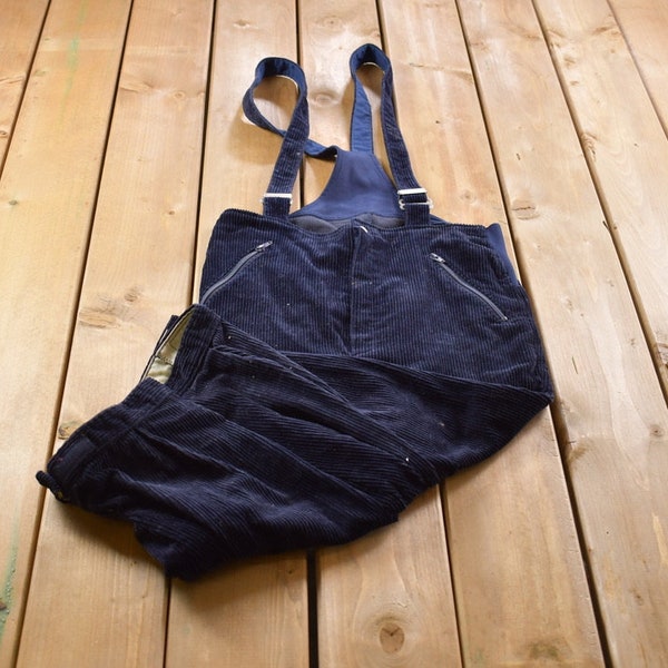 Vintage jaren 1980 Bruno Corduroy Overalls Maat 32 Normaal/Vintage Overalls/Streetwear/Vintage Werkkleding/True Vintage/Made In Canada