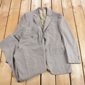 Vintage 1990s Canali Full Suit & Pants Set / Vintage Suit / Vintage Designer / Vintage Canali / Made In Italy / 100% Wool