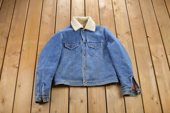 ジャケット・アウター 90s DENIME JACKET Vintage Guess Denim Jacket Women's L Light Wash Sherpa