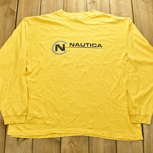 Maglietta grafica a maniche lunghe vintage Nautica Competition anni &#39;90 / Anni &#39;90 / Streetwear / Athleisure vintage / Marchio e logo / Nautica vintage