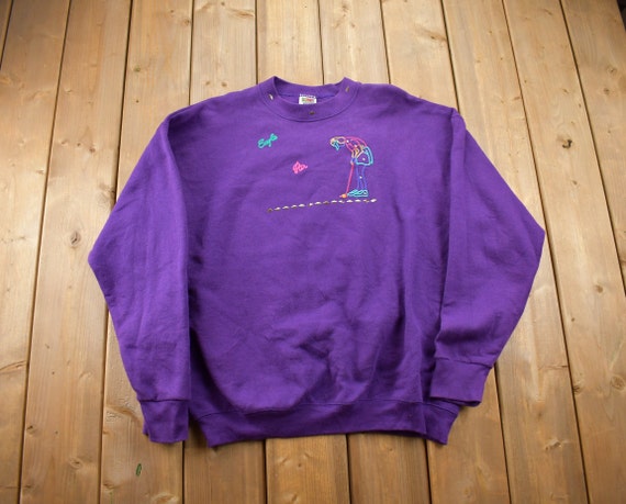 Vintage 1990s Eagle Par Golf Crewneck Sweatshirt … - image 1