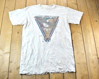 Vintage 1990s Arizona Bald Eagle Oversized Single Stitch T-Shirt  / 90s Vintage Souvenir Desert Tee / Rare Eagle Tee / Made In USA