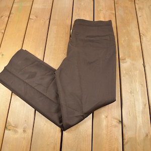 Vintage 1950s Sans A Belt Jaymar Slacks Size 36 x 31 / Made in USA / American Vintage / True Vintage / Workwear / Vintage Pants