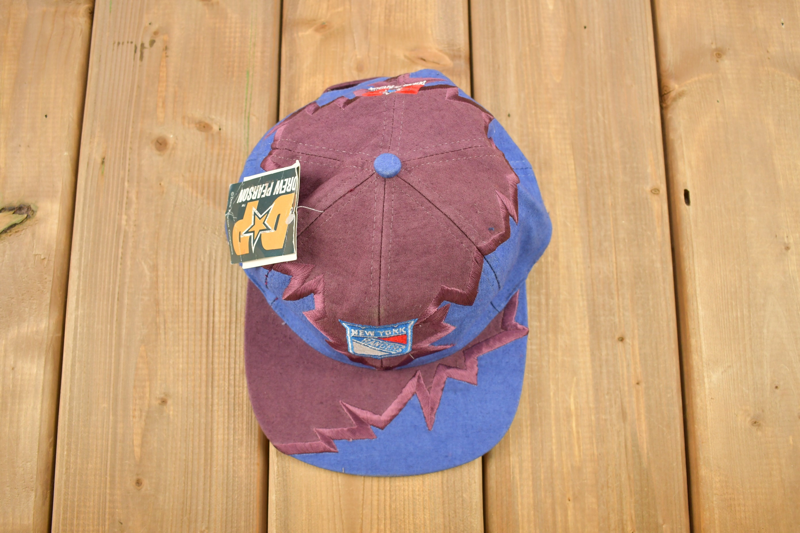 Vintage 1990s Deadstock New York Rangers Jagged Edge Lightning