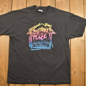 Vintage 1990s Patton&#39;s Place Graphic T Shirt / Vintage T Shirt / Streetwear / Graphic Tee / Made In USA
