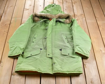 70s sears N-3B vintage  cobain着用　44 Vintage 70s N3-B Style Parka Jacket YOUTH XL, Adult XS Original