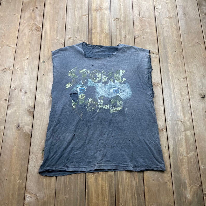 Vintage 90'S Steve Austin Wrestling Distressed T-Shirt / Graphic / Stone Cold Steve Austin Print / 80s / 90s / Streetwear / WWE / image 1