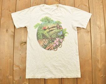 Jackson Browne Neil Young Graham Tシャツ 1986 GREENPEACE Music FEST Vintage Rare 80's Jackson Browne