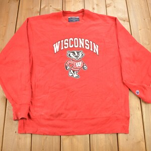 Vintage 90s Champion Reverse Weave University of Wisconsin