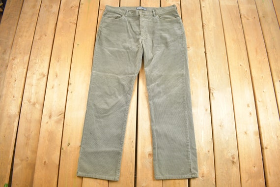 Vintage 1990s Grey Polo by Ralph Lauren Corduroy Pants Size 40 X