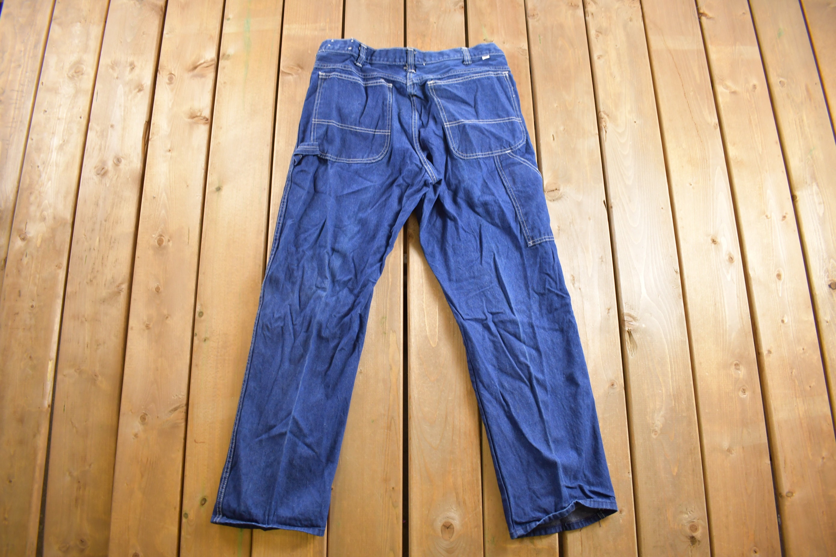 ま取引 Vintage 1970s Dickies Carpenter Jeans / Streetwear Fashion / Made