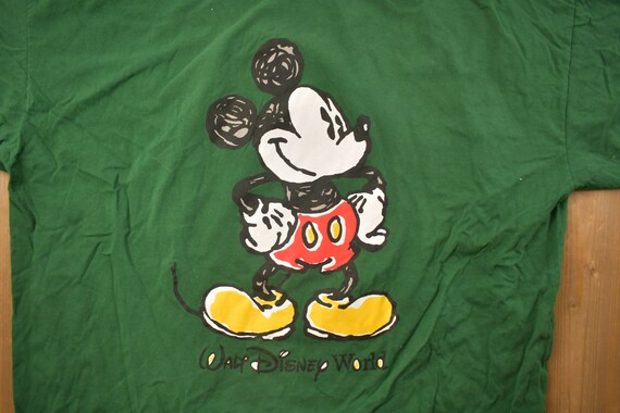 Vintage 1990s Micky Mouse Graphic T Shirt / Vinta… - image 3