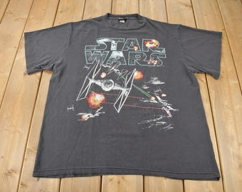トップス 1996s \" Star Wars \" Tee Rare Vintage 1996 Star Wars Lucas Films Full Print T-shirt