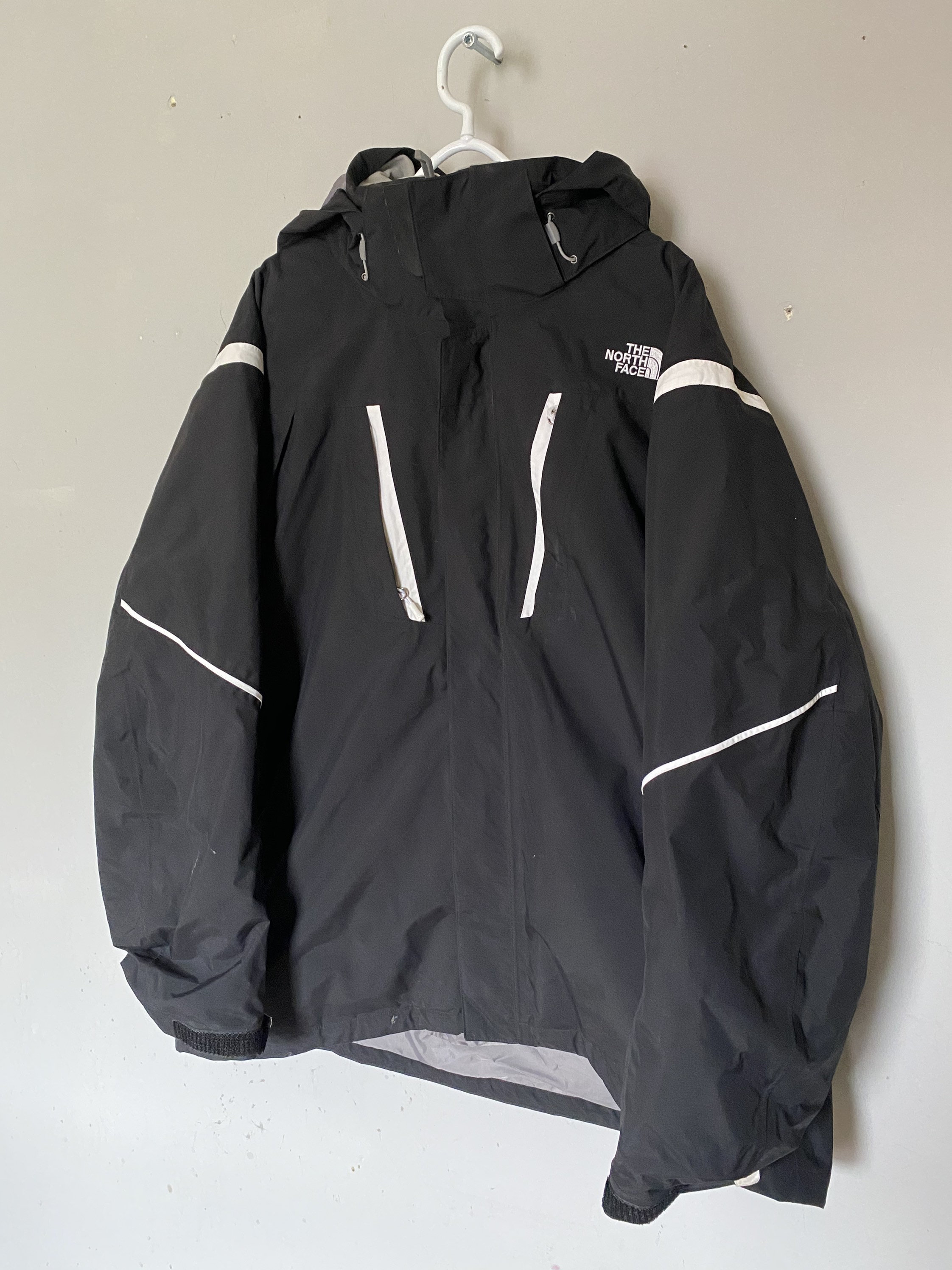 North Face Jacket / Colorblock Windbreaker / Winter Ski Coat / | Etsy