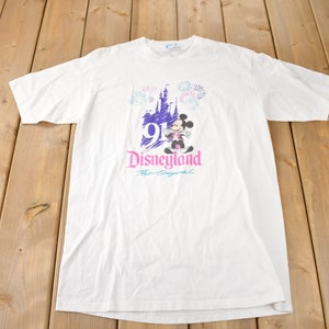Vintage 1991 Disneyland Mickey Mouse Graphic T-Shirt made In USA