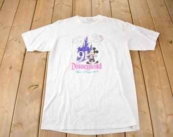 Vintage 1991 Disneyland Mickey Mouse Graphic T-Shirt made In USA