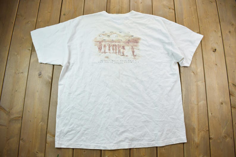 Vintage 1990s Down Under Wear / Aussie / Graphic Tshirt / Vintage T
