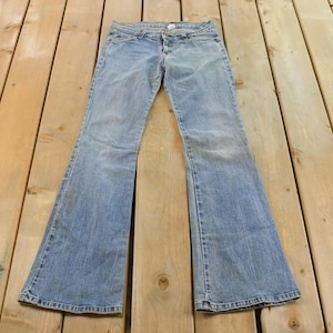 Vintage Y2K RT Low Rise Flare Denim Jeans Damen 28 x 32 / Schlaghose / Made in USA