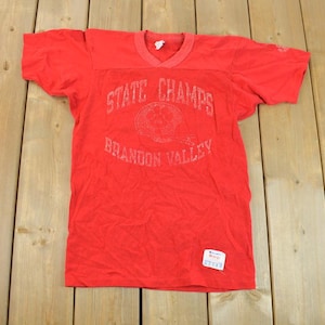 トップス 80's Champion football T VINTAGE CHAMPION ROBINSON FOOTBALL 1980S JERSEY LARGE MADE