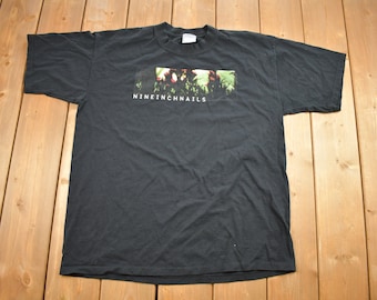 Vintage 2001 Deadstock Nine Inch Nails The Fragility Tour T-Shirt / Single Stitch / Music Promo / Made In USA / Band Tee / Industrial Music