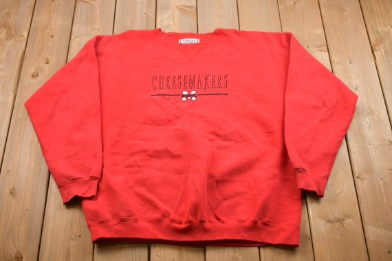 Buy Vintage 1990s Monroe Cheesemakers Crewneck Sweatshirt / 90s 