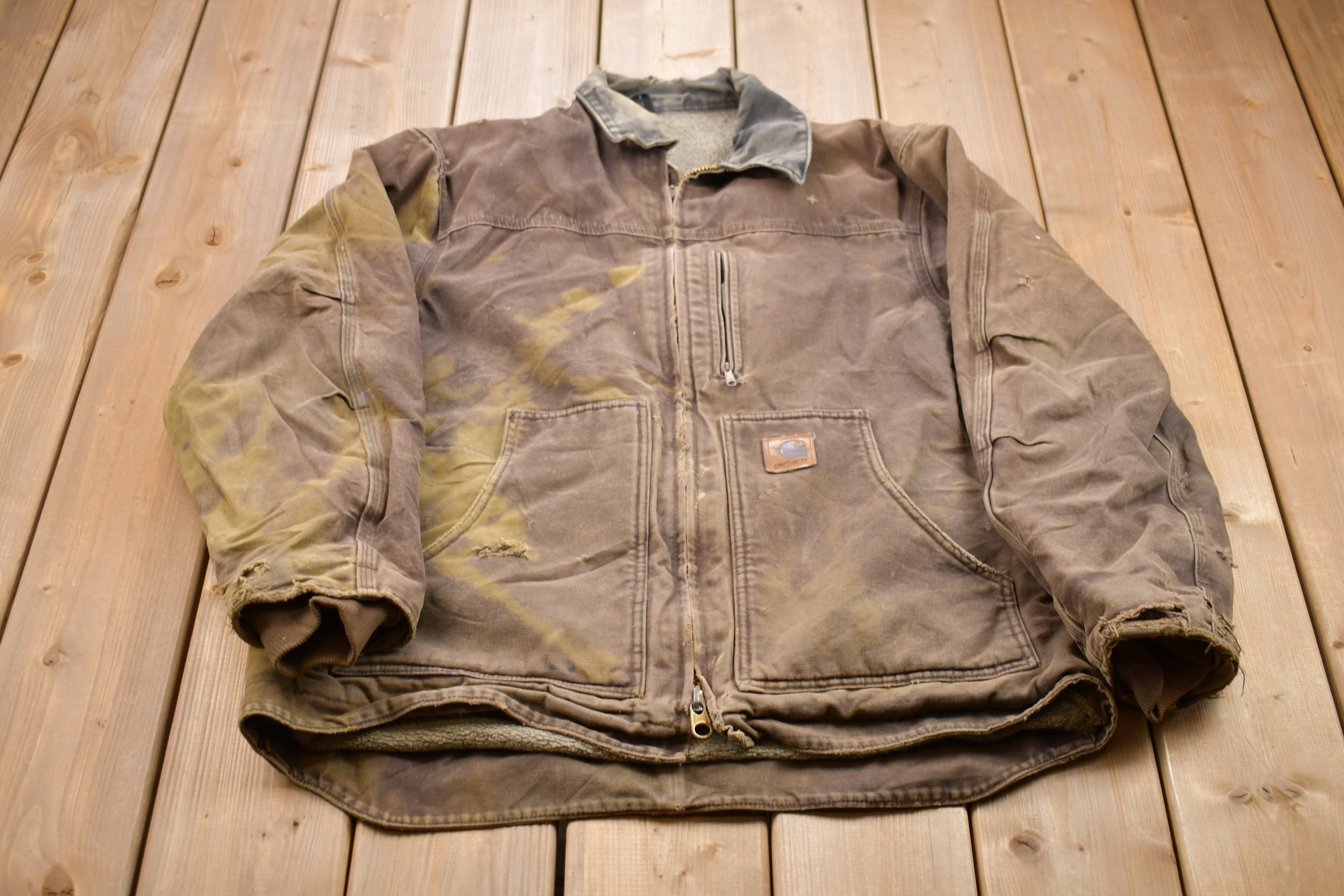 Vintage 1990s Carhartt Detroit Jacket / Workwear / Streetwear