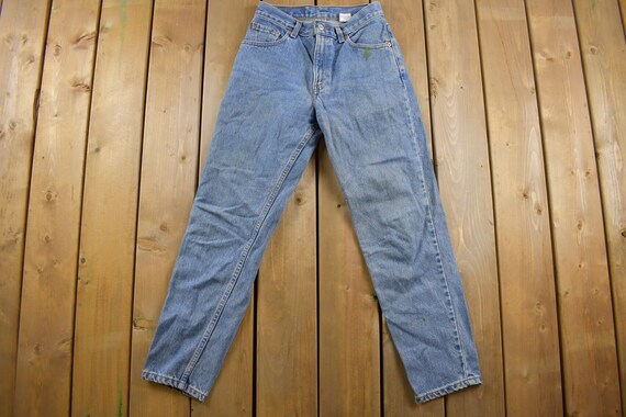 Vintage 1990s Levi's 550 Red Tab Blue Denim Jeans… - image 3