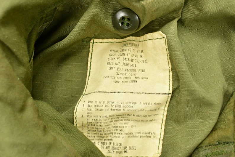 Vintage 1981 US Military Jacket / Button up Jacket / Souvenir Etsy