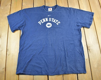 Vintage 2000s Nike Penn State University Collegiate T-Shirt Men's 2XL / NCAA Tee / Americana / College Sportswear