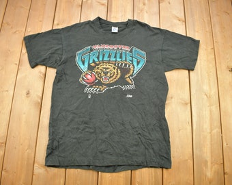 Vintage 1992 Vancouver Grizzlies NBA Graphic T-Shirt / Made In USA / Single Stitch / NBA Basketball / 90s Streetwear / Sportswear